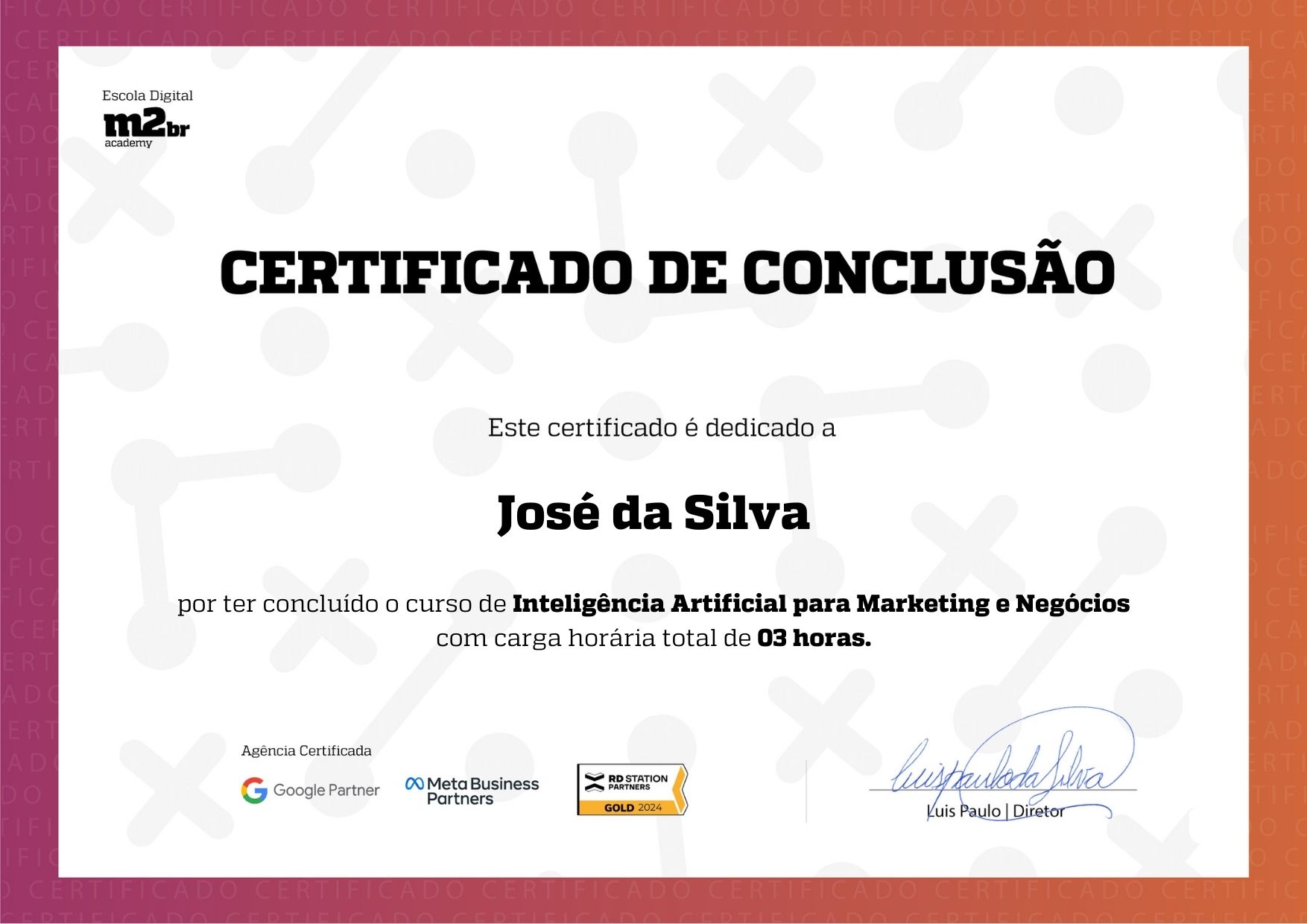 certificado ia para marketing e negócios